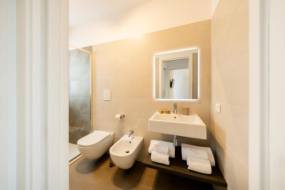 Toilet, Bathroom, bidet, towels