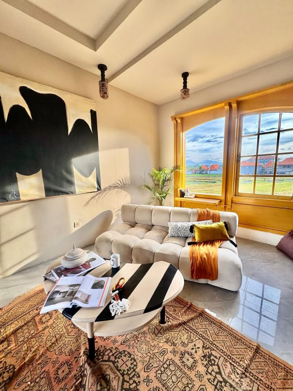 Theatrical 4bd Villa Escapades with epic Rice Terraces Panoramas Villa in Kediri