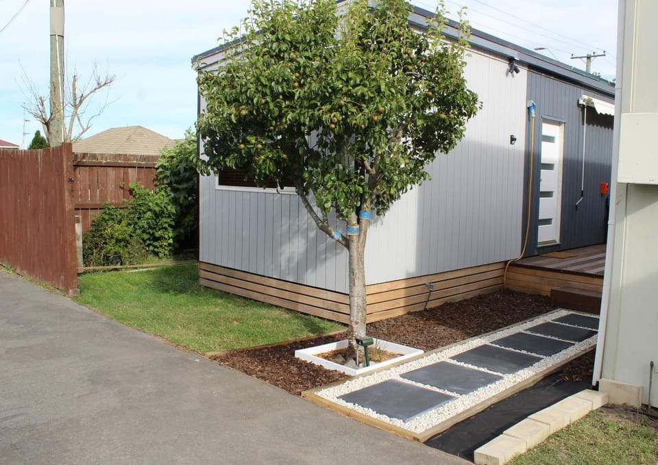 Property building, Garden view