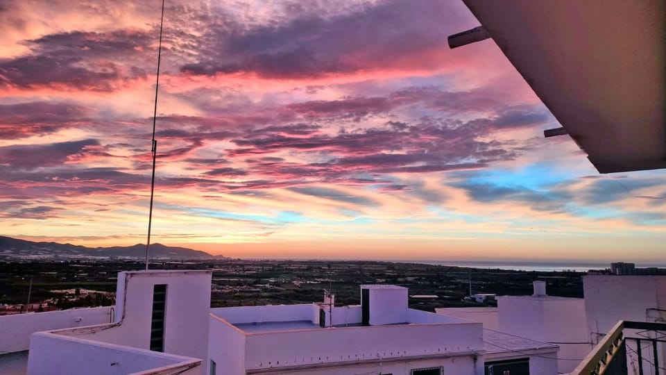 Natural landscape, View (from property/room), Balcony/Terrace, Sunrise