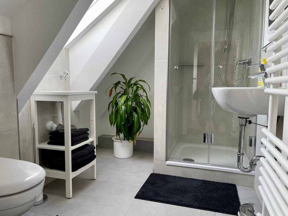 Ruhiges und citynahes Dachgeschoss-Nest Apartment in Dusseldorf