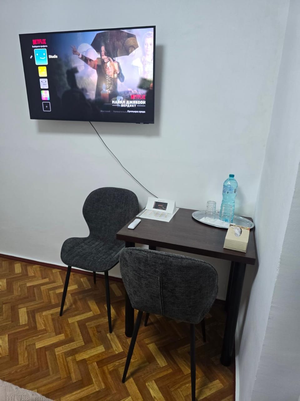 TV and multimedia, furniture, internet