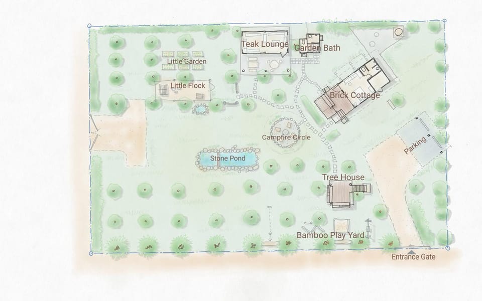 Floor plan, Text overlay