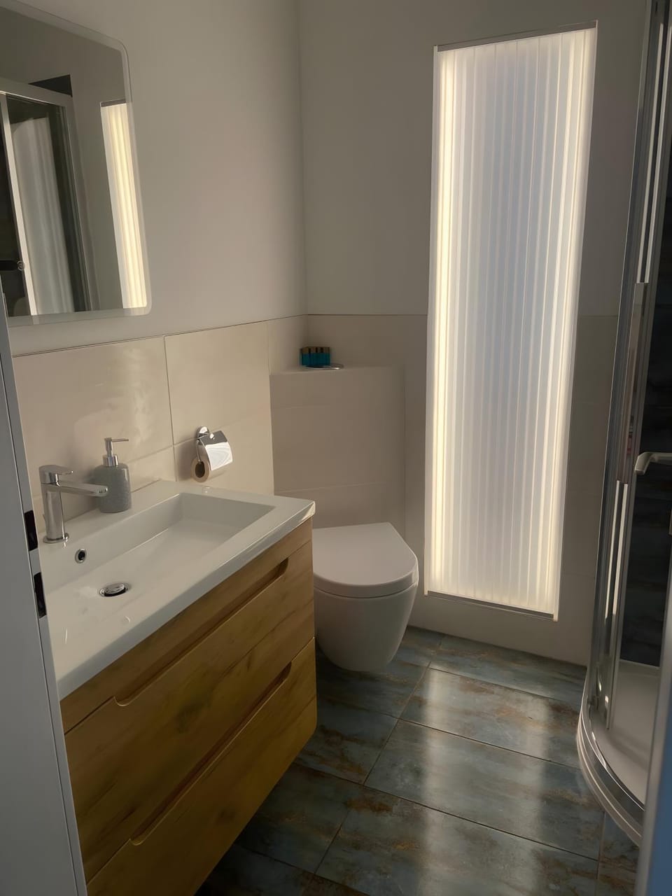 Bathroom, Living room