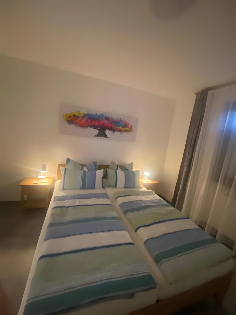 Property building, Living room, Bedroom