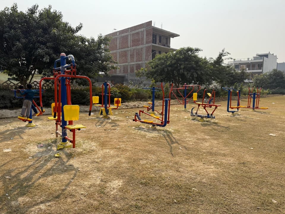 Children play ground, Garden