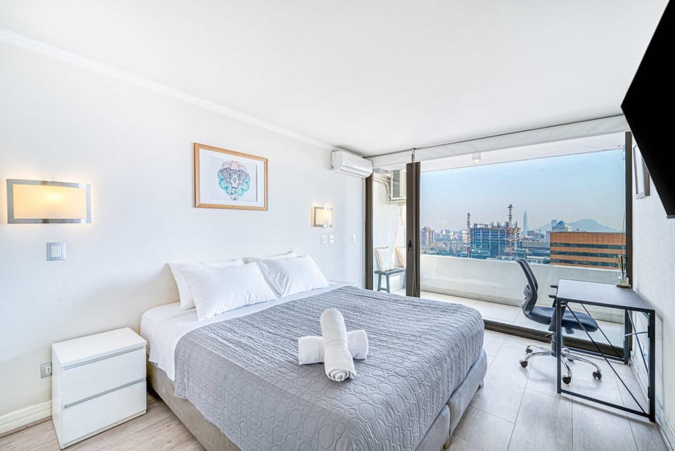 Luz de Kennedy - 1D Wifi Mall & Parking Apartment in Las Condes