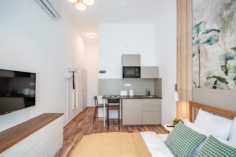 Vibrant Downtown Studio AC Apartment in Budapest