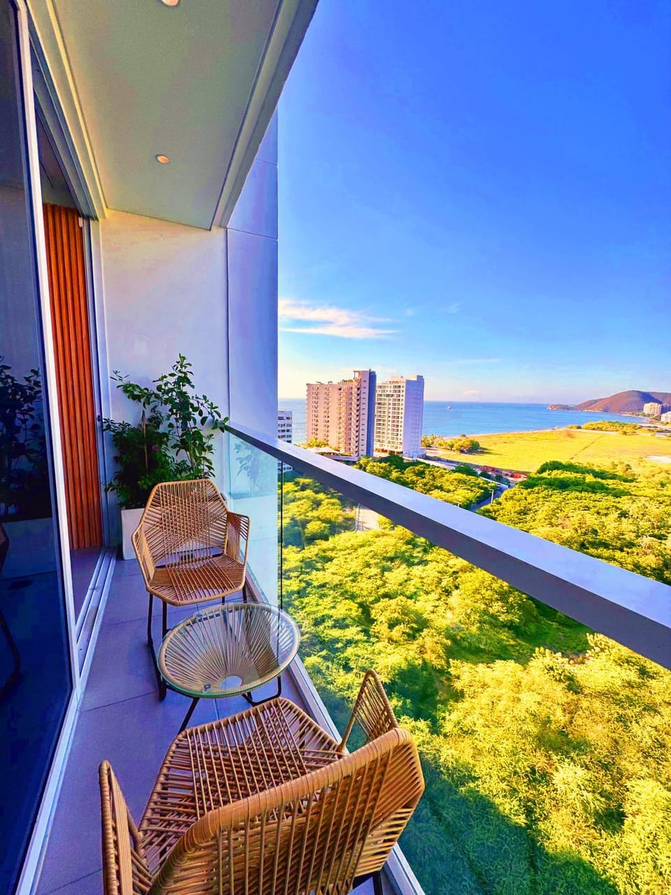 Natural landscape, View (from property/room), Balcony/Terrace, Sea view