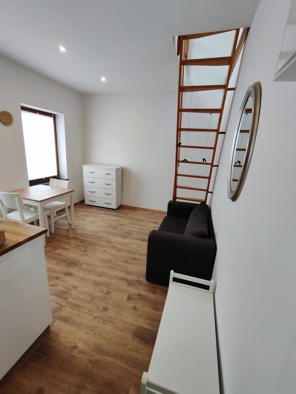 Kitchen or kitchenette, Living room, Photo of the whole room