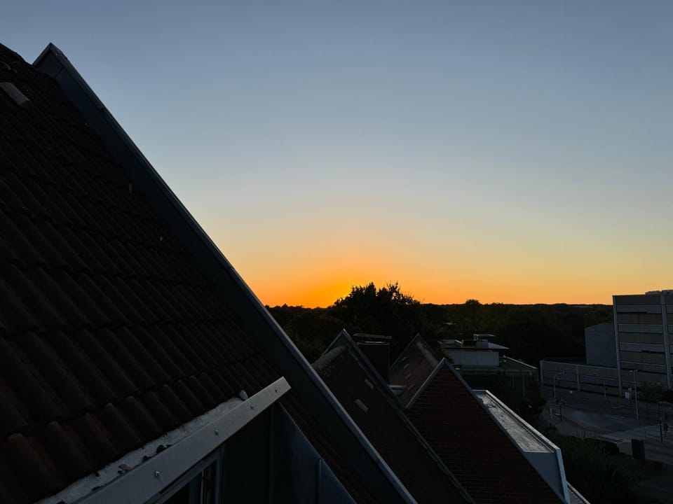 Property building, Sunset