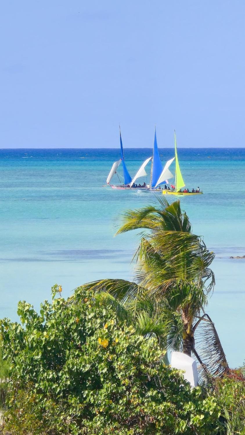Charming Seafront Duplex - Seaview & Beach Access Villa in Rivière du Rempart District, Mauritius