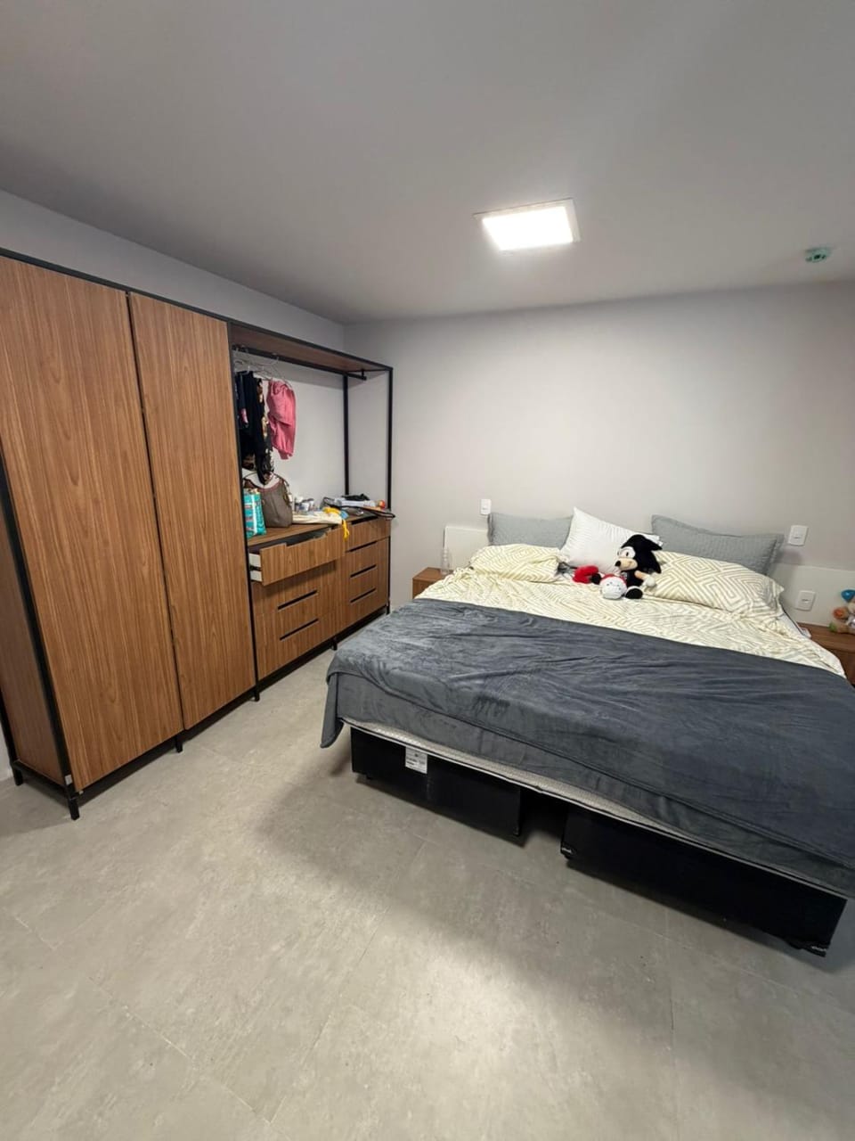 Bed, Photo of the whole room, Bedroom, wardrobe