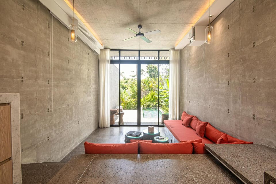 Chic 2BR Villa in Canggu Enclosed Living & Pool Villa in North Kuta