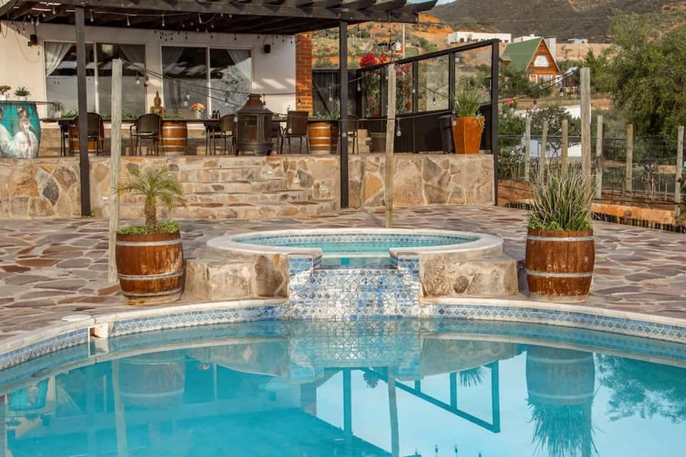 Villa De La Rosa at Valle de Guadalupe Pool BBQ & AC House in State of Baja California