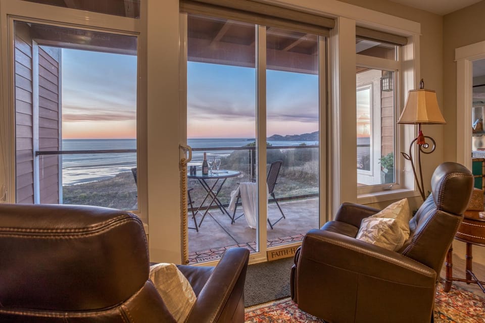 Sunsets at the Shoreline House in Newport