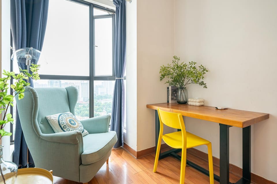 XinNi - Warm Cozy Downtown Studio with Relaxing Lounge Corner Apartment in Shanghai