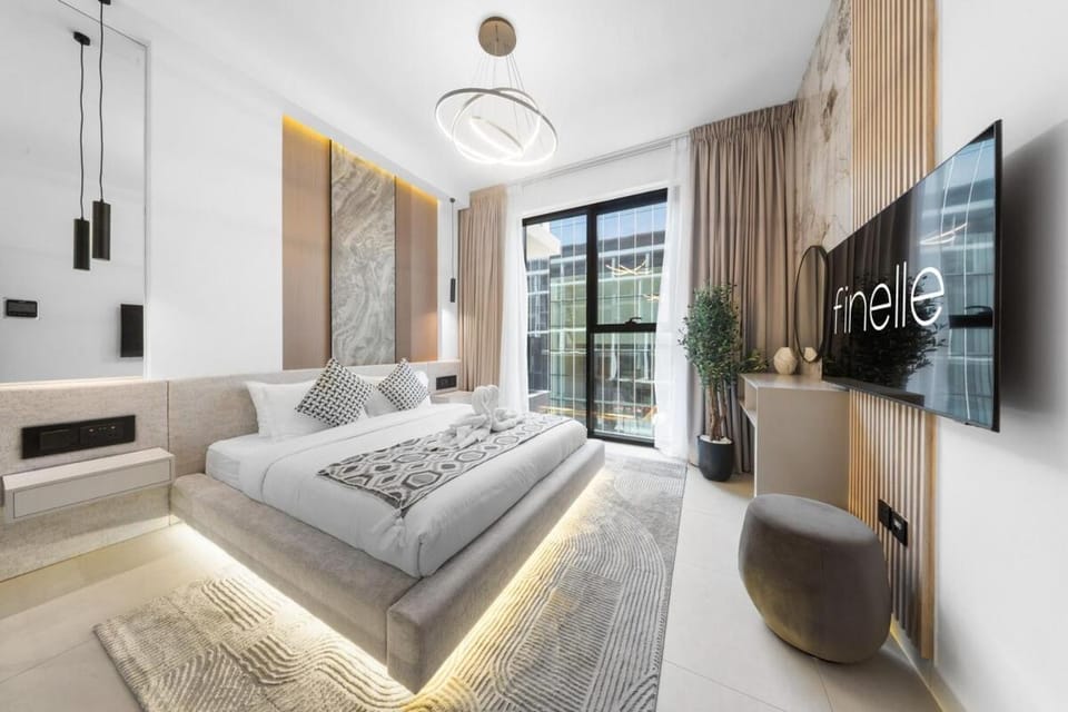 Spacious 3BR Across Circle Mall Prime JVC Spot Apartment in Dubai