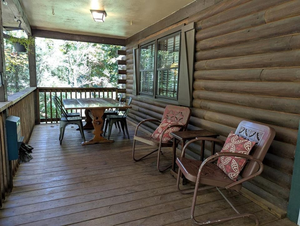 Cozy Mountain Cabin with Fire Pit and Forest Views near Downtown Black Mountain, NC Cabin in Black Mountain