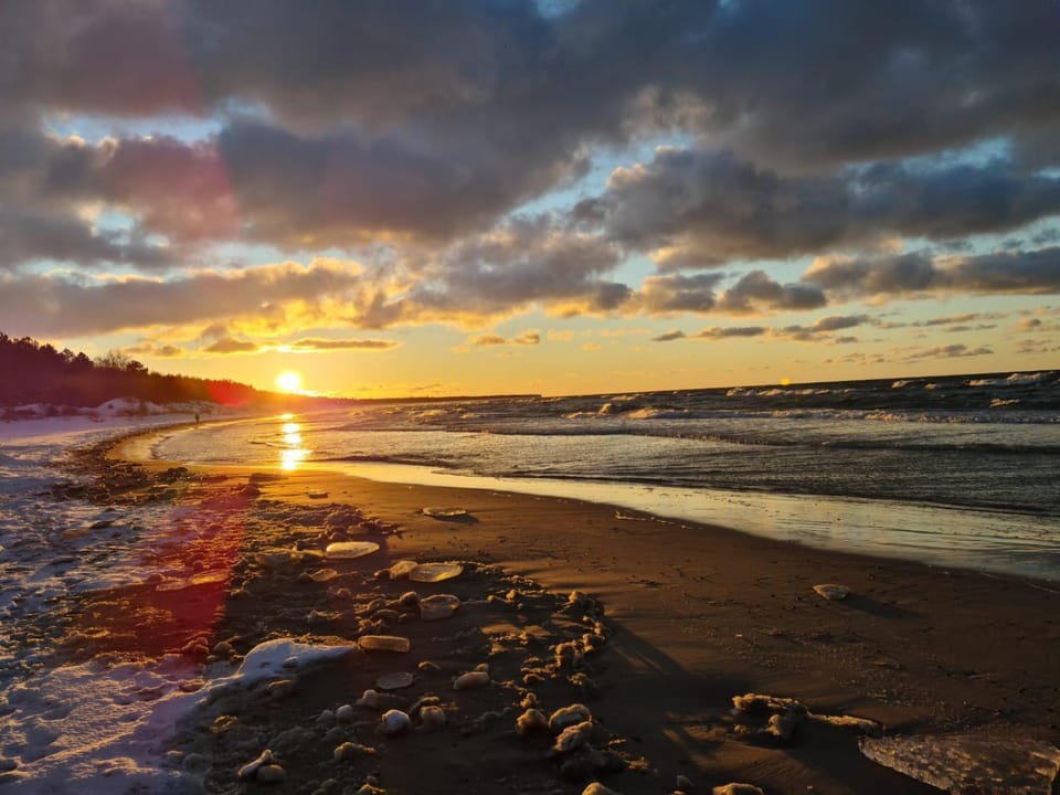 Beach, Sunset