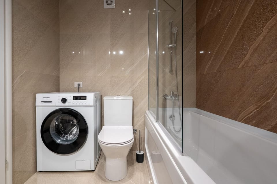 Shower, washing machine