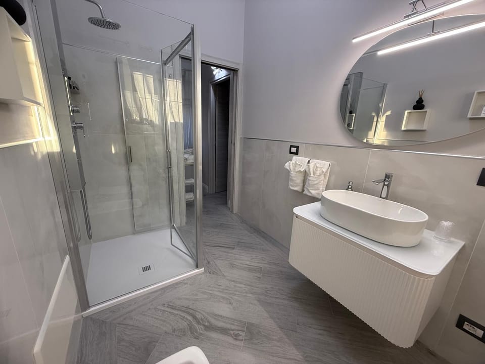 Shower, Toilet, towels