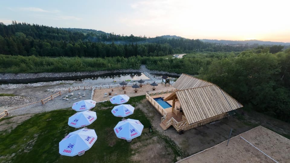Natural landscape, Bird's eye view, Children play ground, Beach, Pool view, River view, Swimming pool