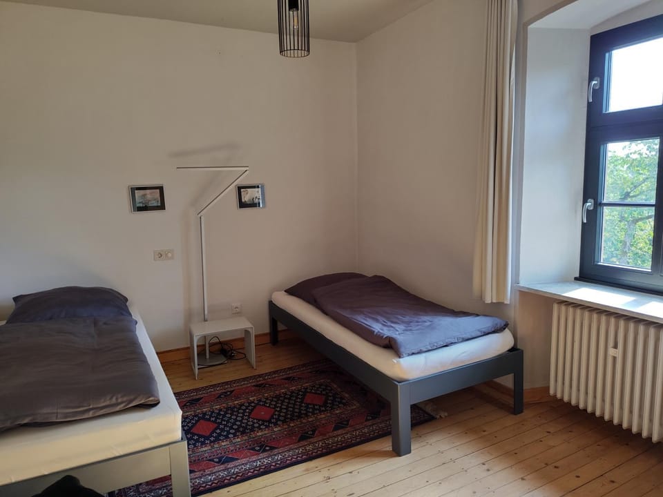 Property building, Living room, Bedroom