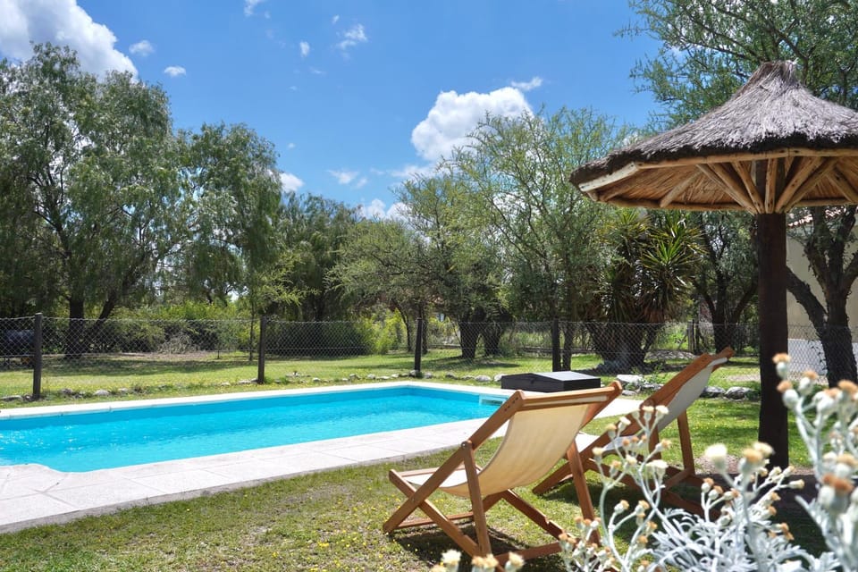 Garden view, Pool view, Swimming pool, sunbed