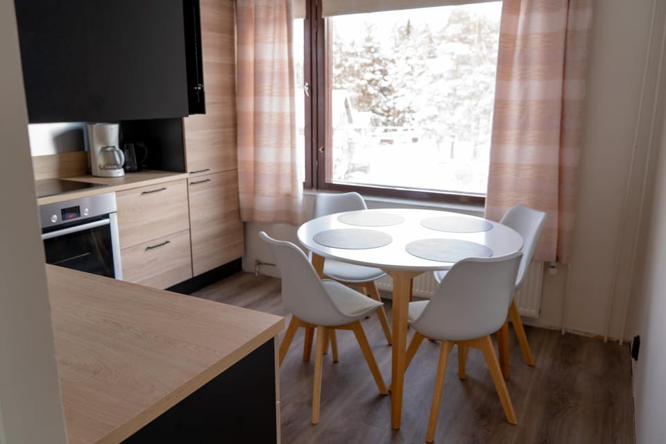 Kitchen or kitchenette, Dining area, oven