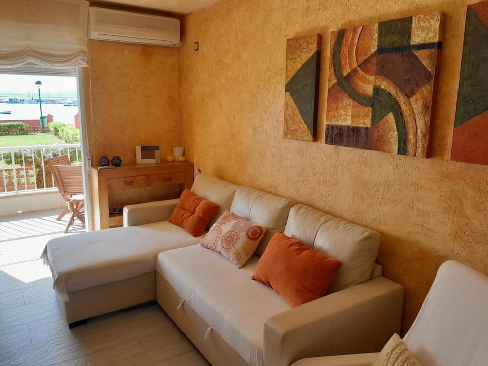 Living room, air conditioner