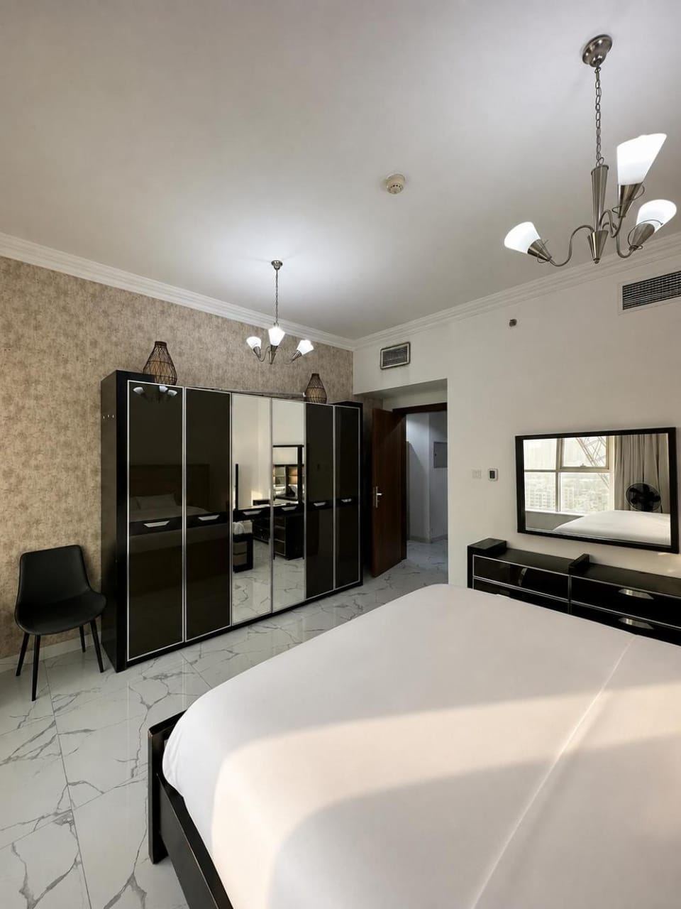Bed, Bedroom, wardrobe
