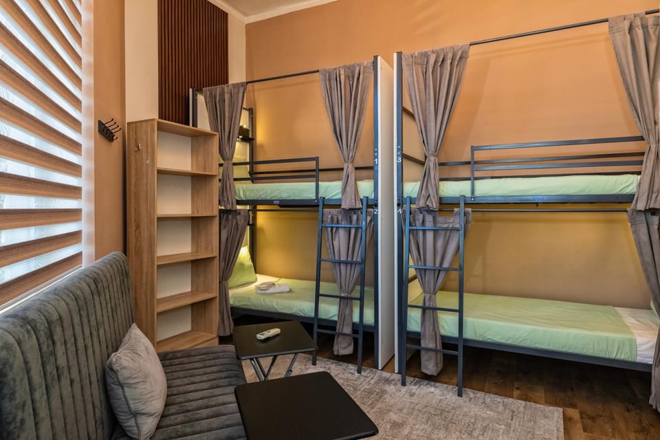 Bed, Photo of the whole room, Bedroom, bunk bed