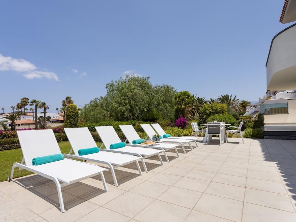 Spring, Garden, Solarium, View (from property/room), Balcony/Terrace, Garden view, sunbed