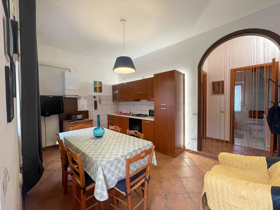 Living room, kitchen