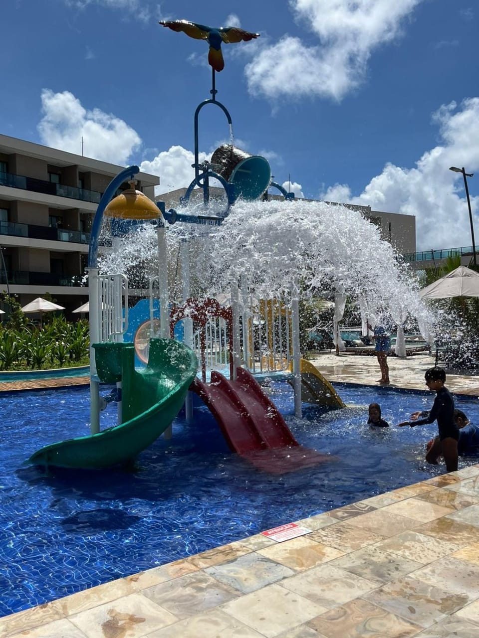 Day, Children play ground, Aqua park, Pool view, Swimming pool