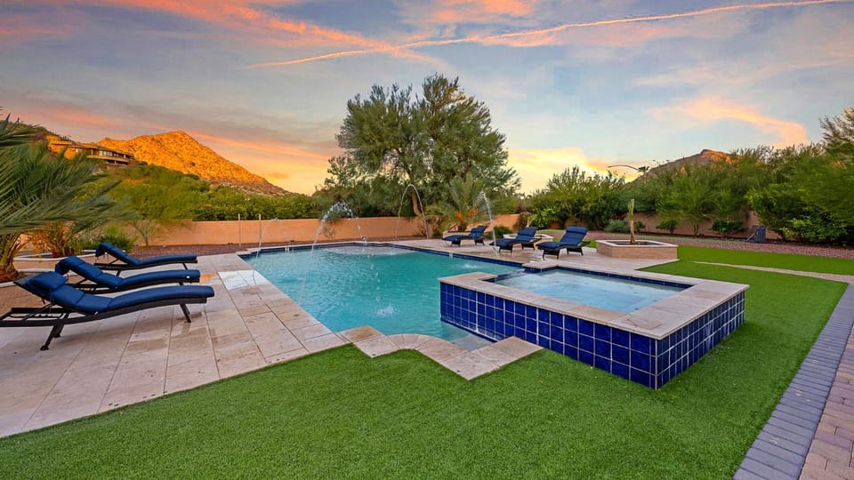 Pool view, Swimming pool, Swimming pool, sunbed
