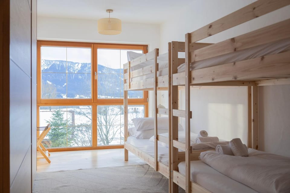 Bed, Natural landscape, Photo of the whole room, Bedroom, bunk bed