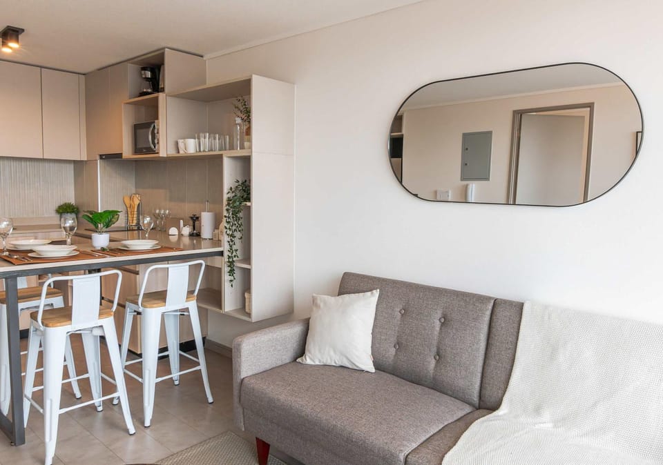 HOM I Terraza Metro Irarrazaval Wifi Nunoa Apartment in Santiago