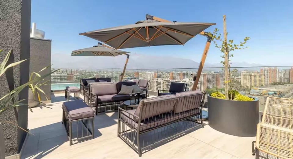HOM I Terraza Metro Irarrazaval Wifi Nunoa Apartment in Santiago