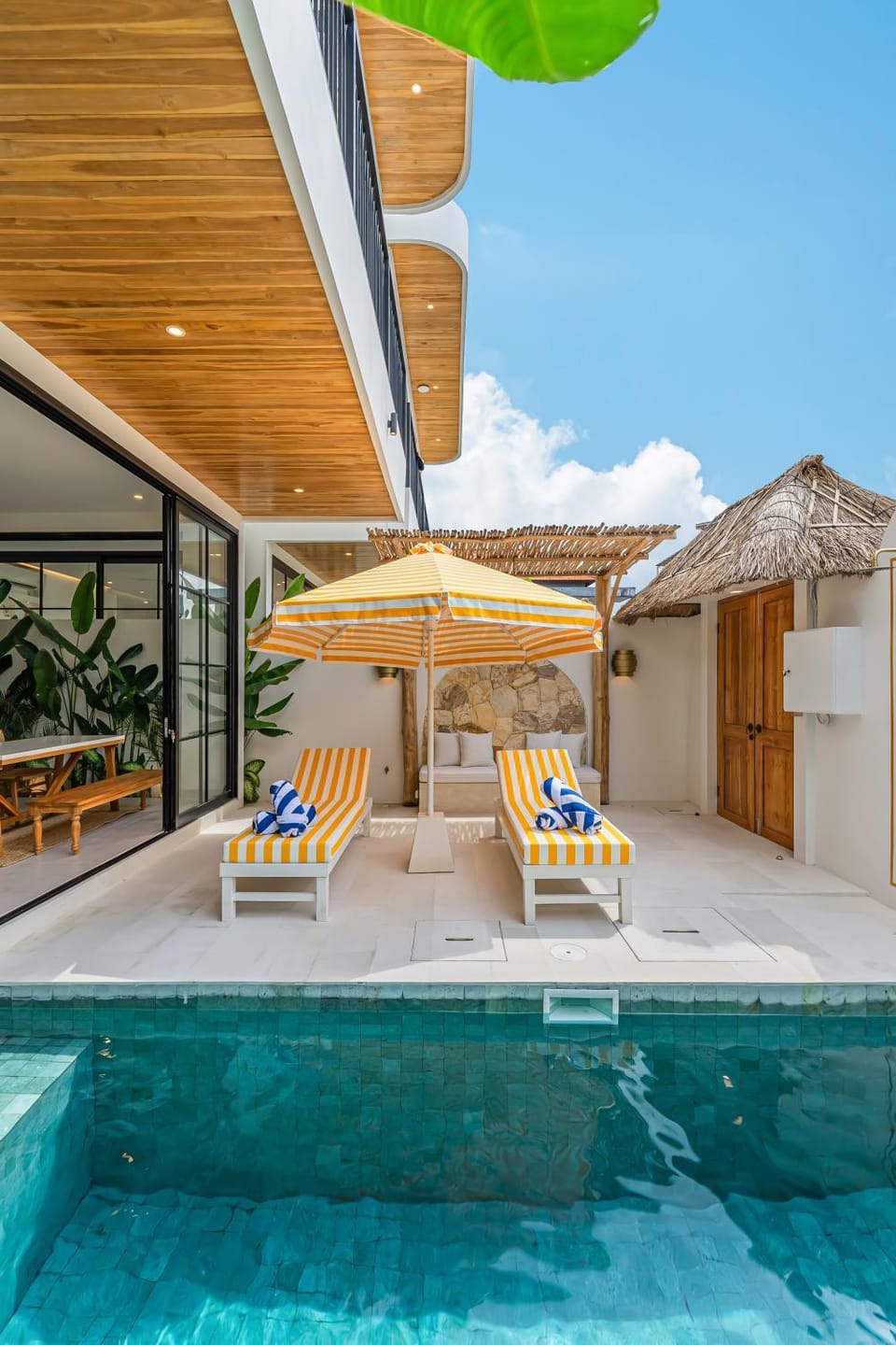 Tropical Mediterranean Villas in Canggu Villa in North Kuta