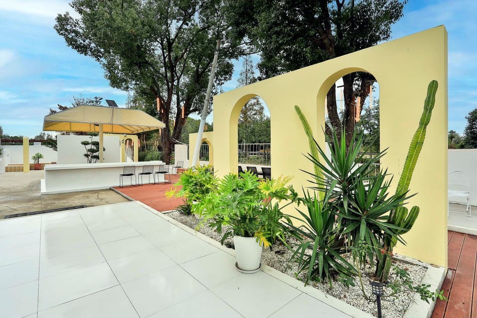 Property building, Day, Garden view