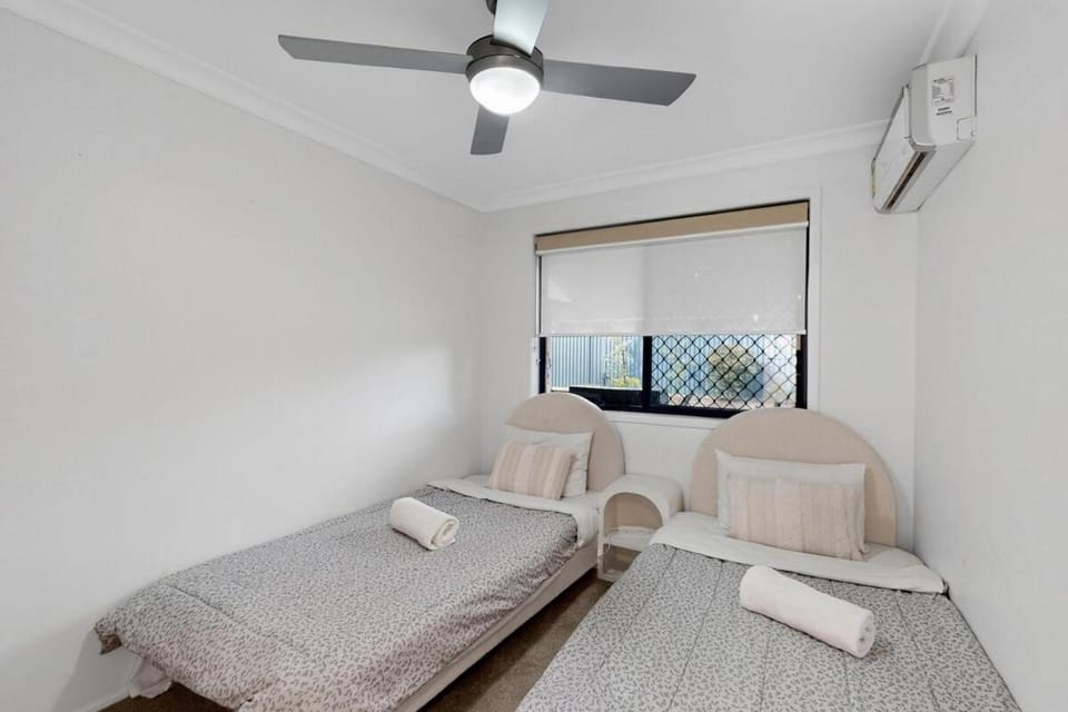 Bed, hair dryier, air conditioner, air conditioner
