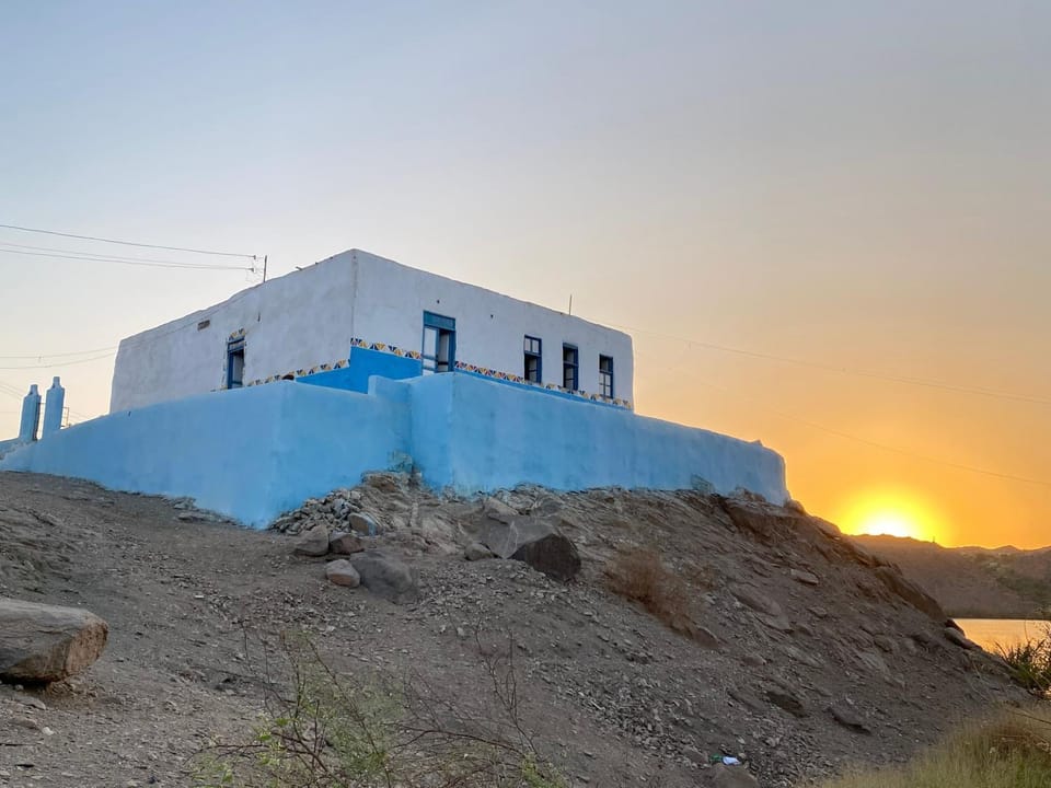 Property building, Sunset