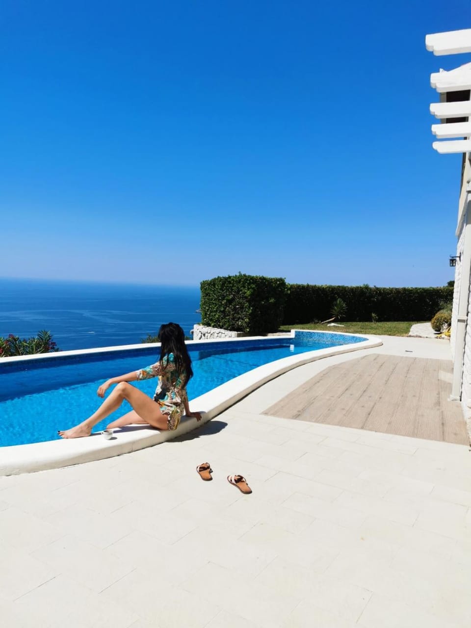 Day, People, Natural landscape, Sea view, Swimming pool