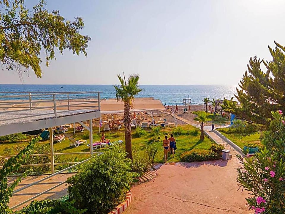 Natural landscape, Garden, Beach, Garden view