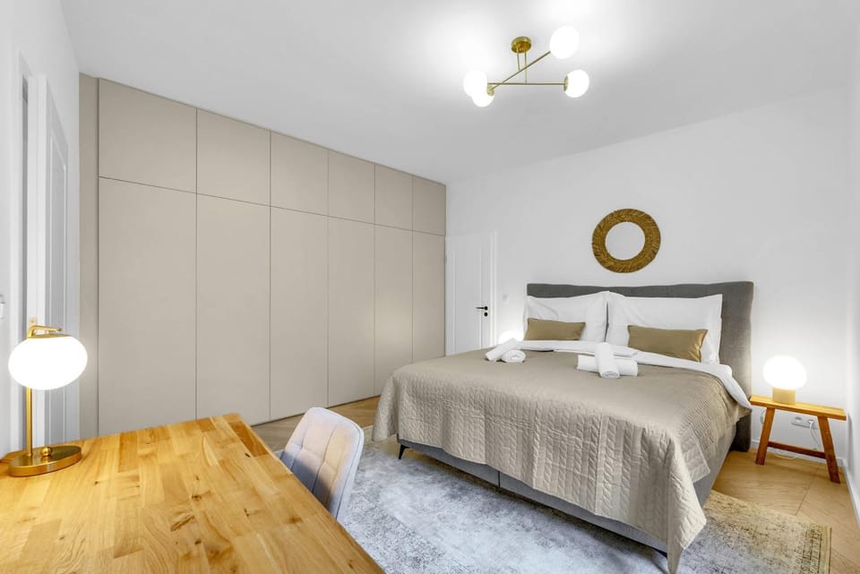Bed, Photo of the whole room, Bedroom, wardrobe