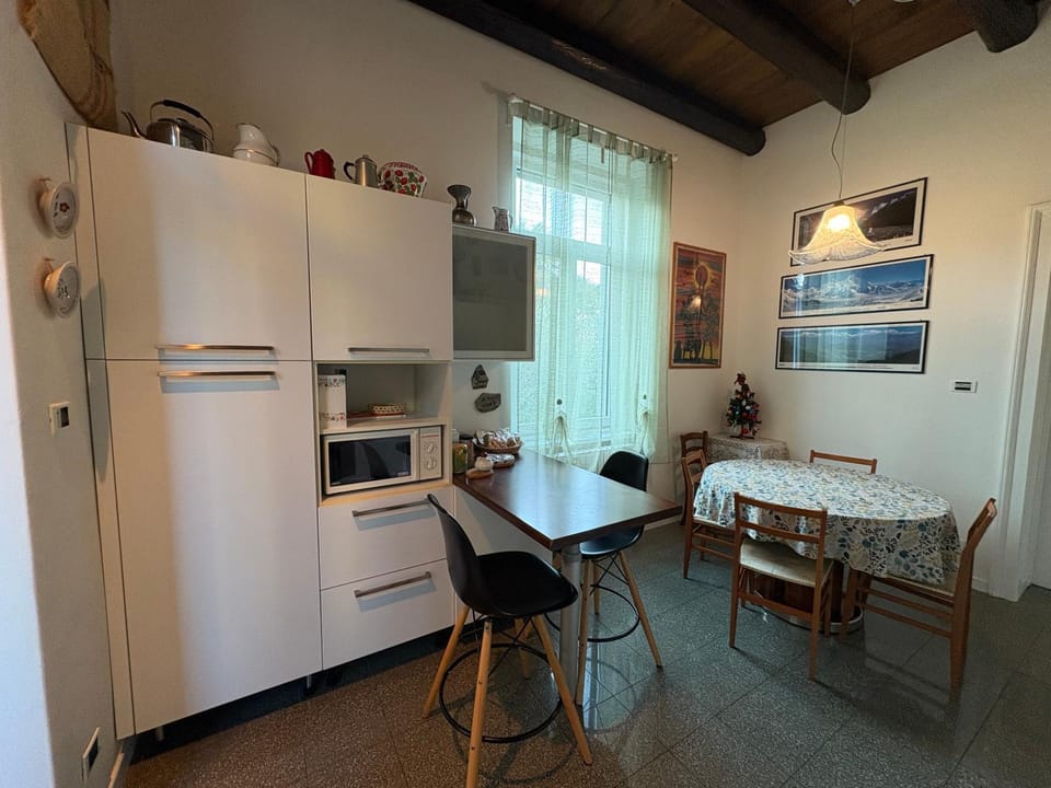 Kitchen or kitchenette, Dining area, oven