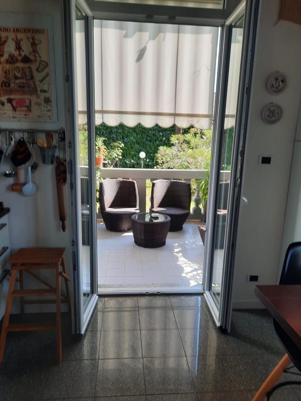 Balcony/Terrace, Garden view