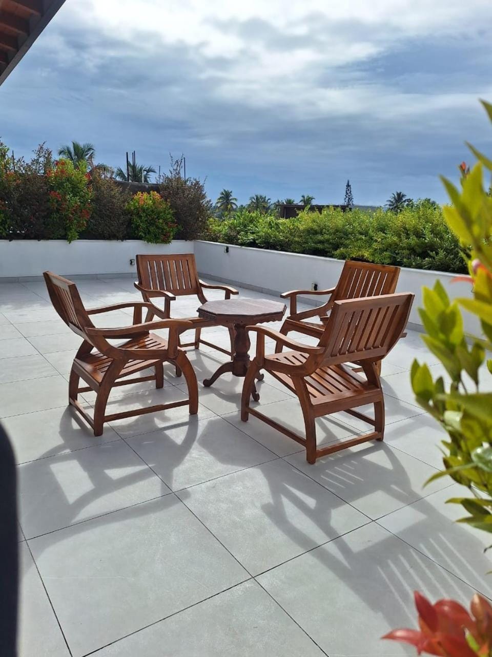 Balcony/Terrace, Dining area, Garden view